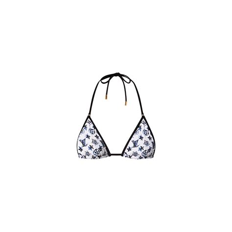 traje de baño louis vuitton original|Top de bikini triangular .